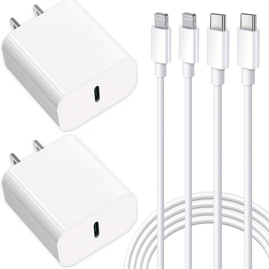 2 Pack Compatible with Iphone Charger,Iphone Fast Charger,Iphone 14/Iphone 13/Iphone 12/Iphone 11/Iphone X. with 2 Pack 6Ft Cable ,Fast Charger Cable