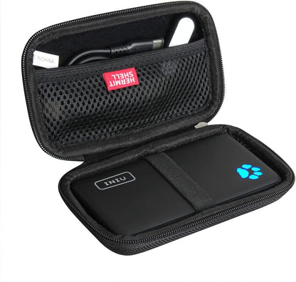 Hard Travel Case for INIU 10000mAh Portable Charger (2022 Version) - Black